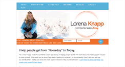 Desktop Screenshot of lorenaknapp.com