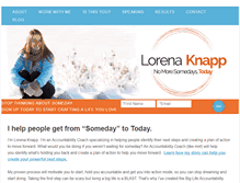 Tablet Screenshot of lorenaknapp.com